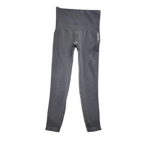Gymshark Women High Rise Fusion V2 Slate Insert Full Length Athletic Leggings XS